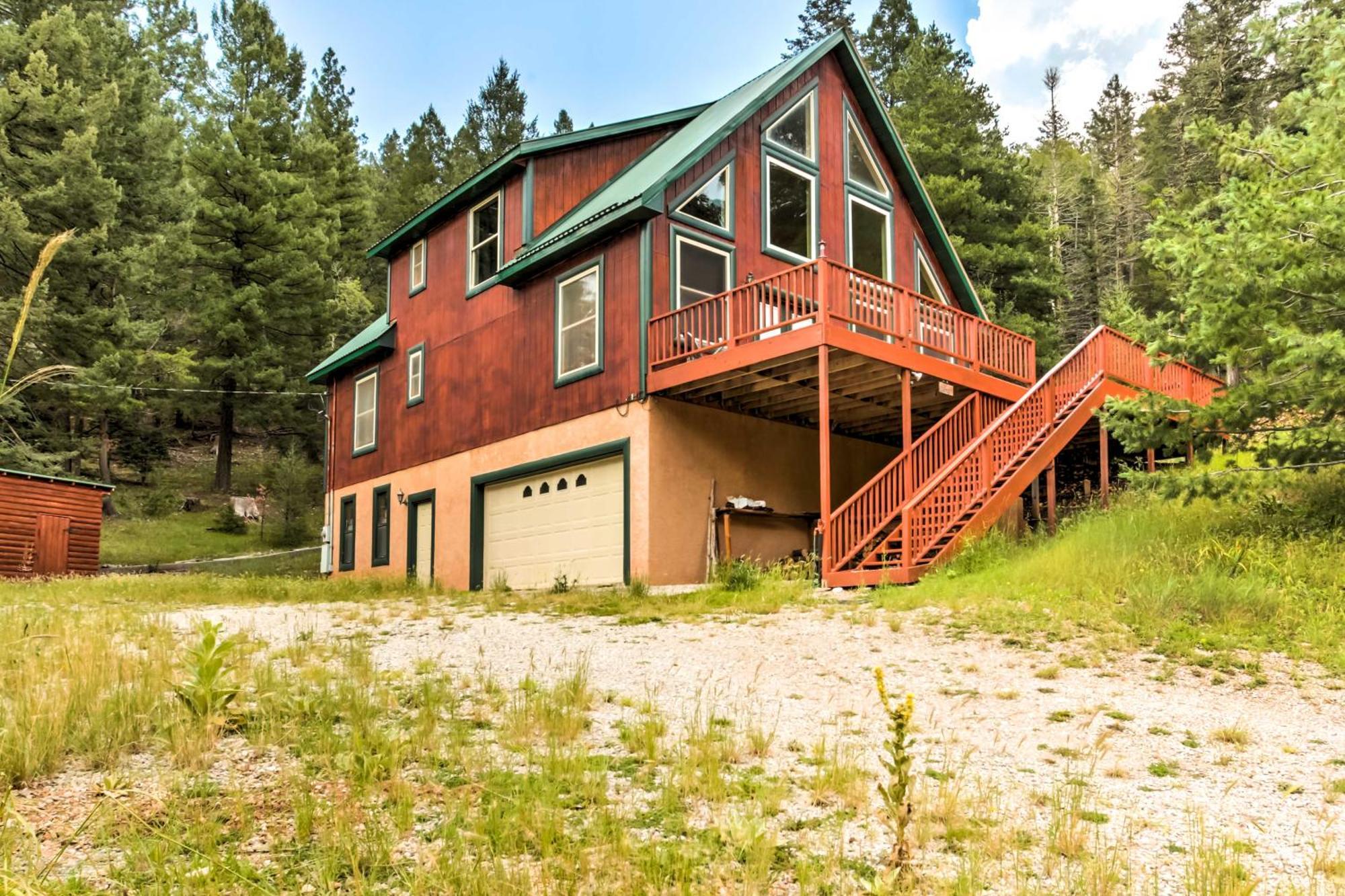 Cloudcroft Home With Spacious Stargazing Deck! Exterior photo